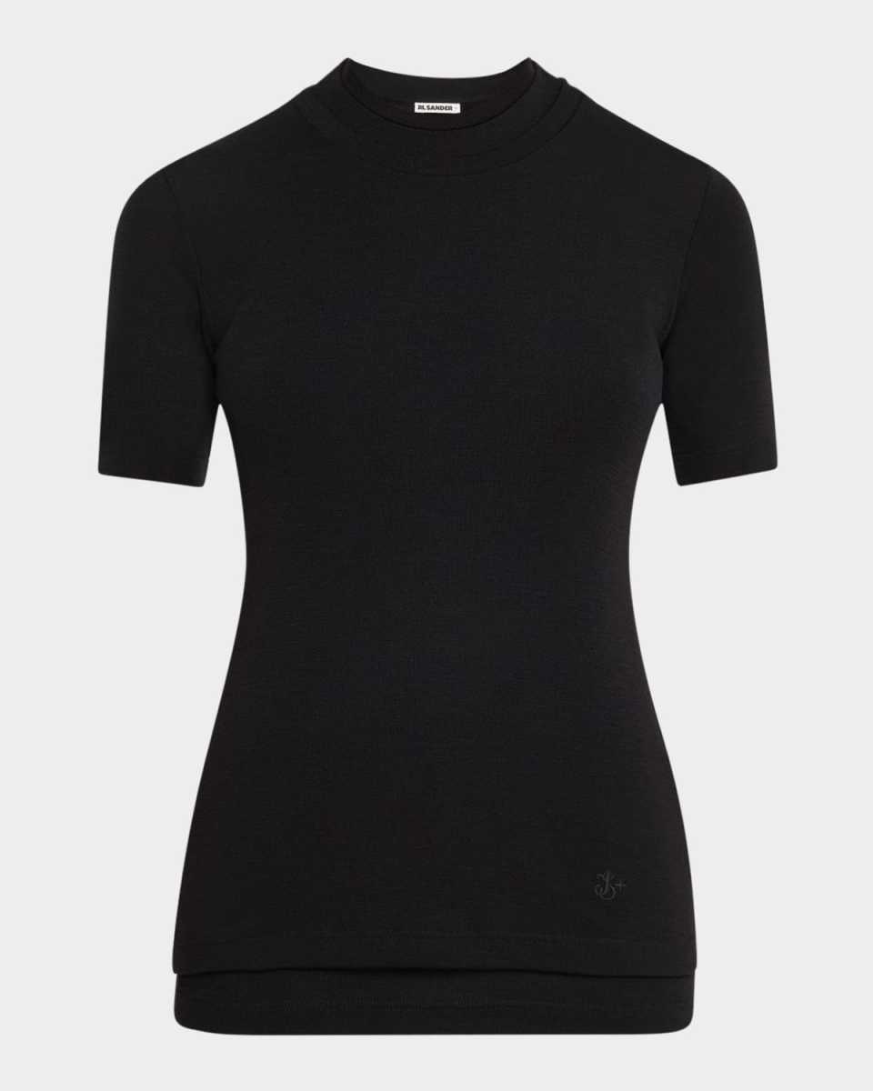 Short-Sleeve Layered T-Shirt